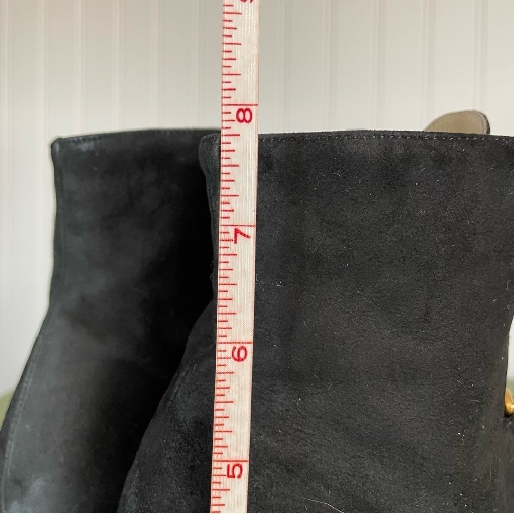 *Rare* Gucci Lace-Up Victorian/Witchy Vibe Boots in Black Suede *Italy* - Picture 5 of 16